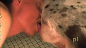 Horny guy overpowers a bitch's snug pussy on video