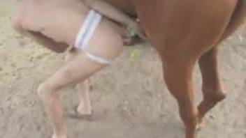 A bronze stud with enormous cocks pounds a slender young slut
