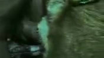 Homemade guy and canine adult video