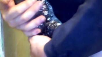 Guy bangs this hot lizard with his stunning dick