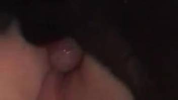 Rear entry stretching for a plump aroused slut available