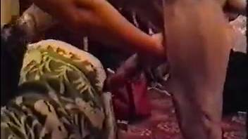 Non-professional females in savage bestiality acts involving horses